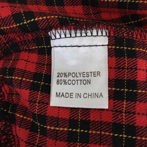 SEEK The Label Red Abstract Fringed Edge Mini Skirt S - Picture 8 of 8